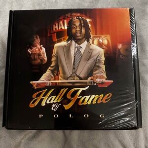 POLO G Hall of Fame Box Set AUTOGRAPHED CD + XLARGE T-Shirt RARE, SEALED